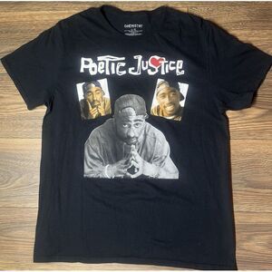 TUPAC -‎ T-SHIRT MUSIC 2PAC Size Large Hip-Hop, Rap R&B Y2K